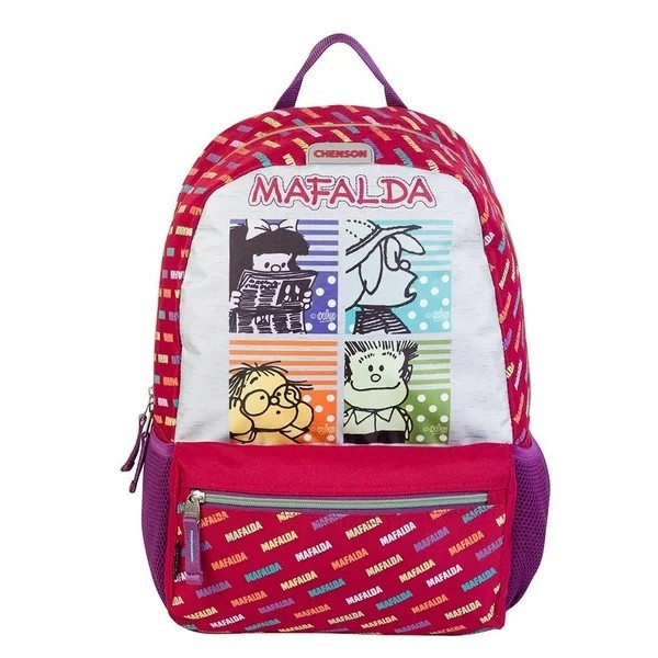 MOCHILA PRIMARIA MAFALDA MA63060-9MA63944-B CHENSON PZA